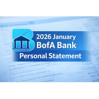 2026 January BOfA Bank Statement (Personal Statement)